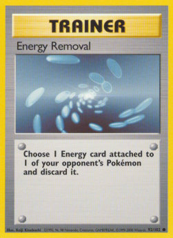 Energy Removal (BS 92)