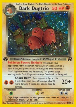 Dark Dugtrio (TR 6)