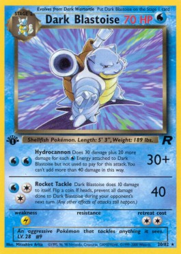 Dark Blastoise (TR 20)