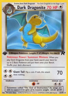 Dark Dragonite (TR 22)