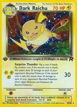 Dunkles Raichu (TR 83)