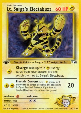 Lt. Surge's Electabuzz (GH 27)