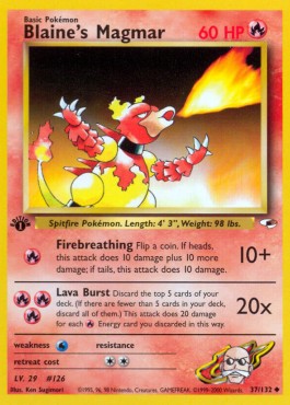 Blaine's Magmar (GH 37)