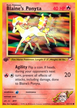 Blaine's Ponyta (GH 63)