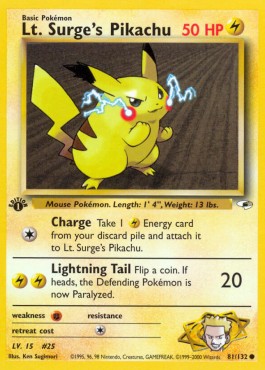 Major Bobs Pikachu (GH 81)
