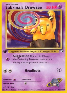 Sabrina's Drowzee (GH 92)