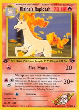 Blaine's Rapidash (GC 33)