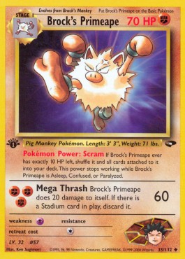 Brock's Primeape (GC 35)