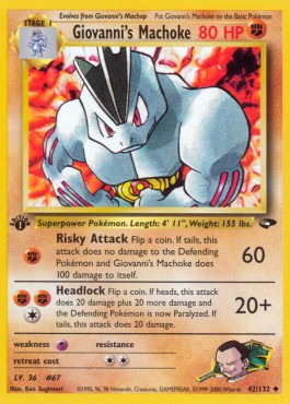 Giovanni's Machoke (GC 42)