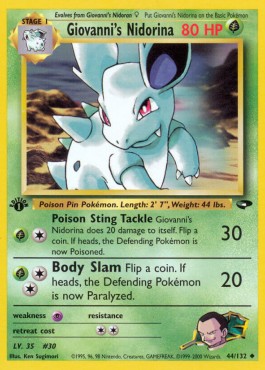 Giovanni's Nidorina (GC 44)