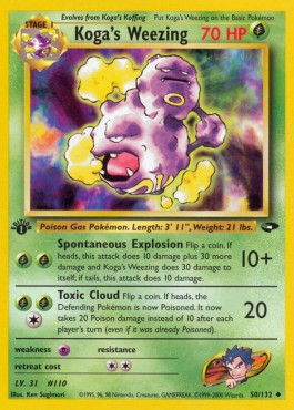 Koga's Weezing (GC 50)