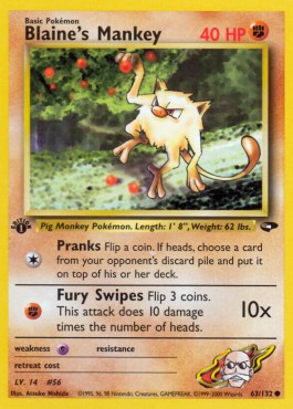 Blaine's Mankey (GC 63)