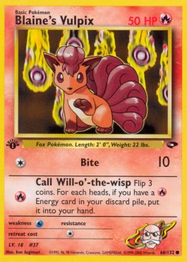 Blaine's Vulpix (GC 66)