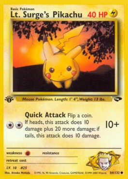 Major Bobs Pikachu (GC 84)