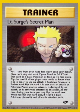 Lt. Surge's Secret Plan (GC 107)