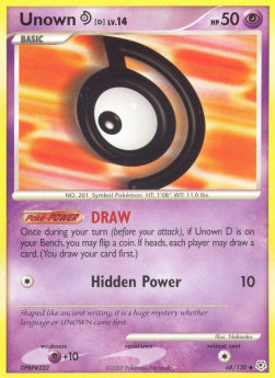 Unown [D] Lv.14 (DP 68)