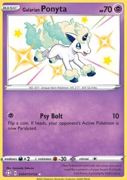 Galarian Ponyta (SHF SV47)
