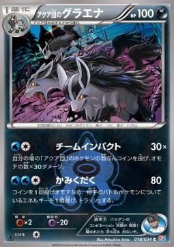 Team Aqua's Mightyena (CP1 018)