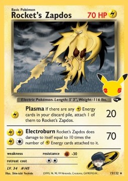 Rockets Zapdos (CEL GC 15)