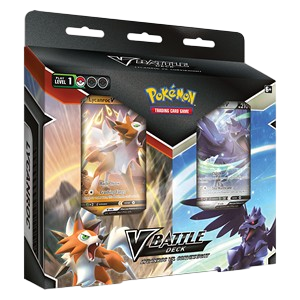 Lycanroc vs Corviknight V Battle Deck