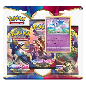 Sword & Shield: Galarian Ponyta 3-Pack Blister