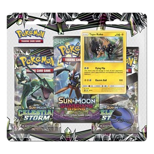 Celestial Storm: Tapu Koko 3-Pack Blister