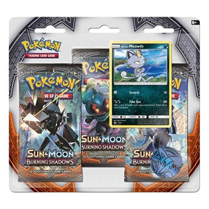 Burning Shadows: Alolan Meowth 3-Pack Blister