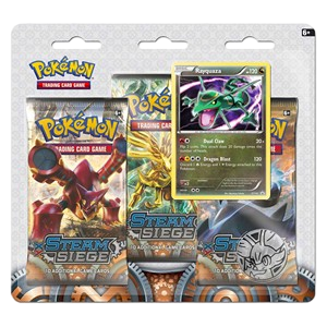 Steam Siege: Rayquaza 3-Pack Blister