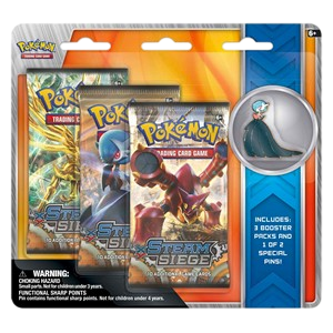 Steam Siege: Shiny Mega Gardevoir Pin 3-Pack Blister
