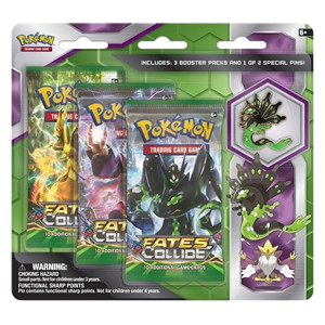 Fates Collide: Zygarde Pin 3-Pack Blister