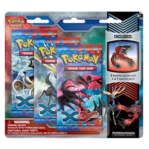 XY: Yveltal Pin 3-Pack Blister