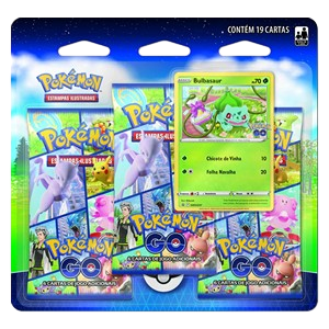 Pokémon GO: Bisasam 3-Pack Blister