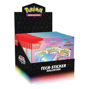 Prismatische Entwicklungen: Tech Sticker Collection Display