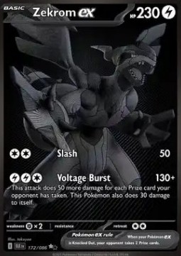 Zekrom ex (BLK 172) aus Schwarze Blitze