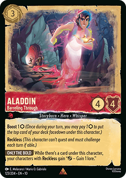 Aladdin - Barreling Through (V.1)