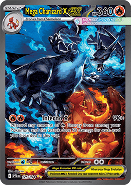 Mega Charizard X ex (PFL 125) aus Fatale Flammen