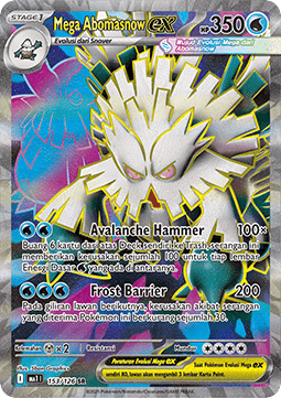 Mega Abomasnow ex (MA1 153)