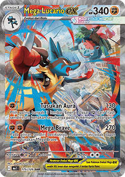 Mega Lucario ex (MA1 175)