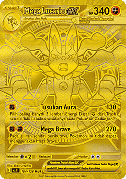 Mega Lucario ex (MA1 184)