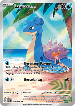 Lapras de Misty (SV10s 145)