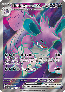 Team Rockets Nidoking ex (SV10s 165)