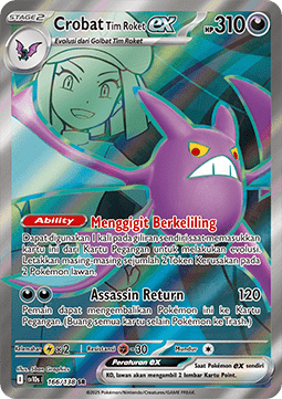 Crobat ex del Team Rocket (SV10s 166)