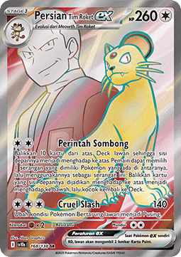 Team Rockets Snobilikat ex (SV10s 168)