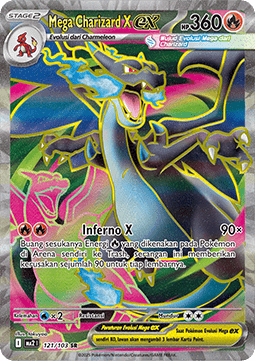 Mega Glurak X ex (MA2 121)