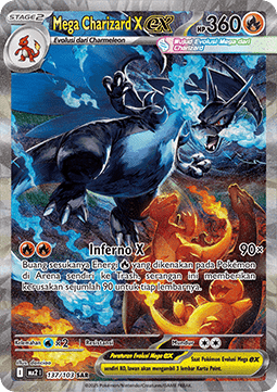 Mega Glurak X ex (MA2 137)