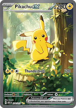 Pikachu ex (ASC 276) aus Erhabene Helden