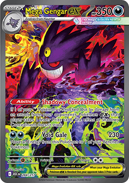 Mega Gengar ex (ASC 284) aus Erhabene Helden
