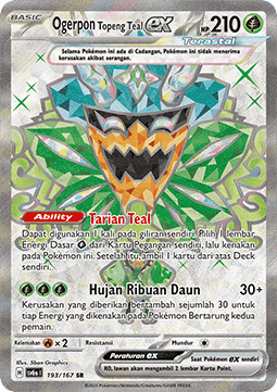 Türkisgrüne Maske Ogerpon ex (SV6s 193)