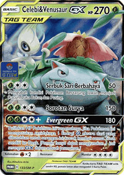 Celebi & Venusaur GX (SM-P/ID 133)