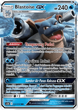 Blastoise GX (AC3 b022)